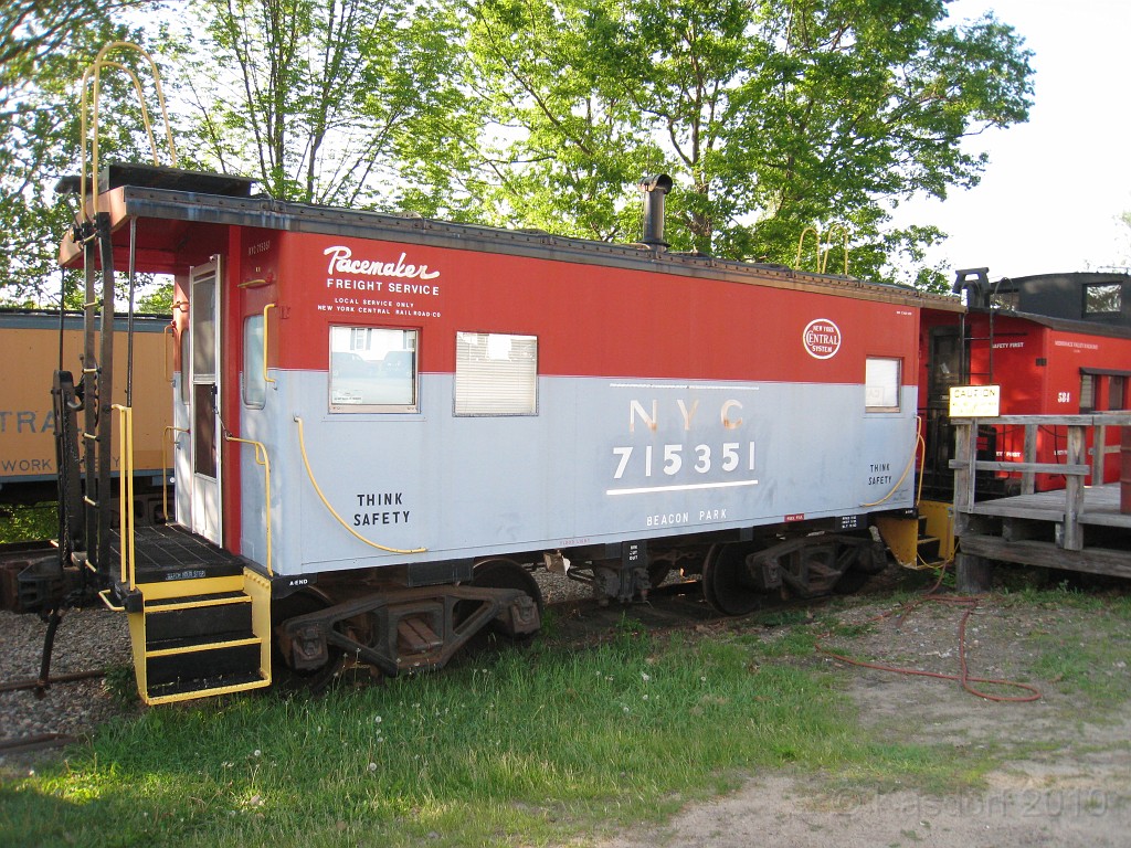 Tilton NH Trail 2010 040.jpg - The other "End of the Line" on the Winnipesauke River Trail is a rail road museum. Cabooses, cabooses, cabooses... guess it IS the end of the line.